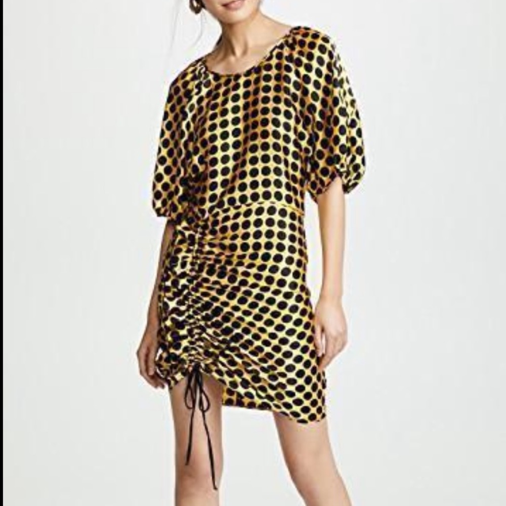 NWT Delfi Collective Viola Dress in Yellow Size M